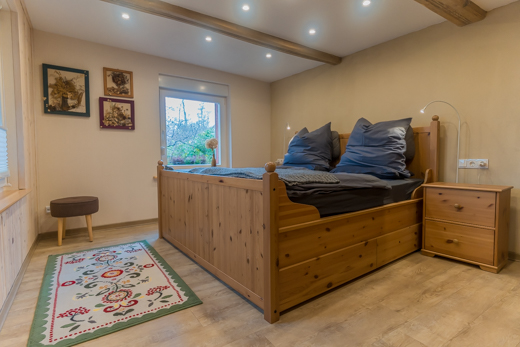 Schlafzimmer der Ferienwohnung