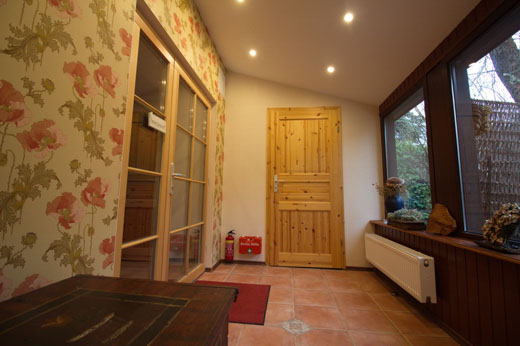 Sitzplatz in der Veranda