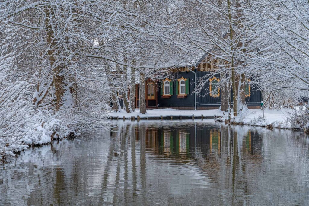 Winteridylle in Lehde
